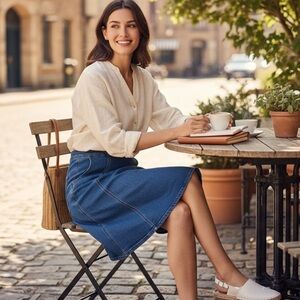 Just Female Denim Hotel Skirt